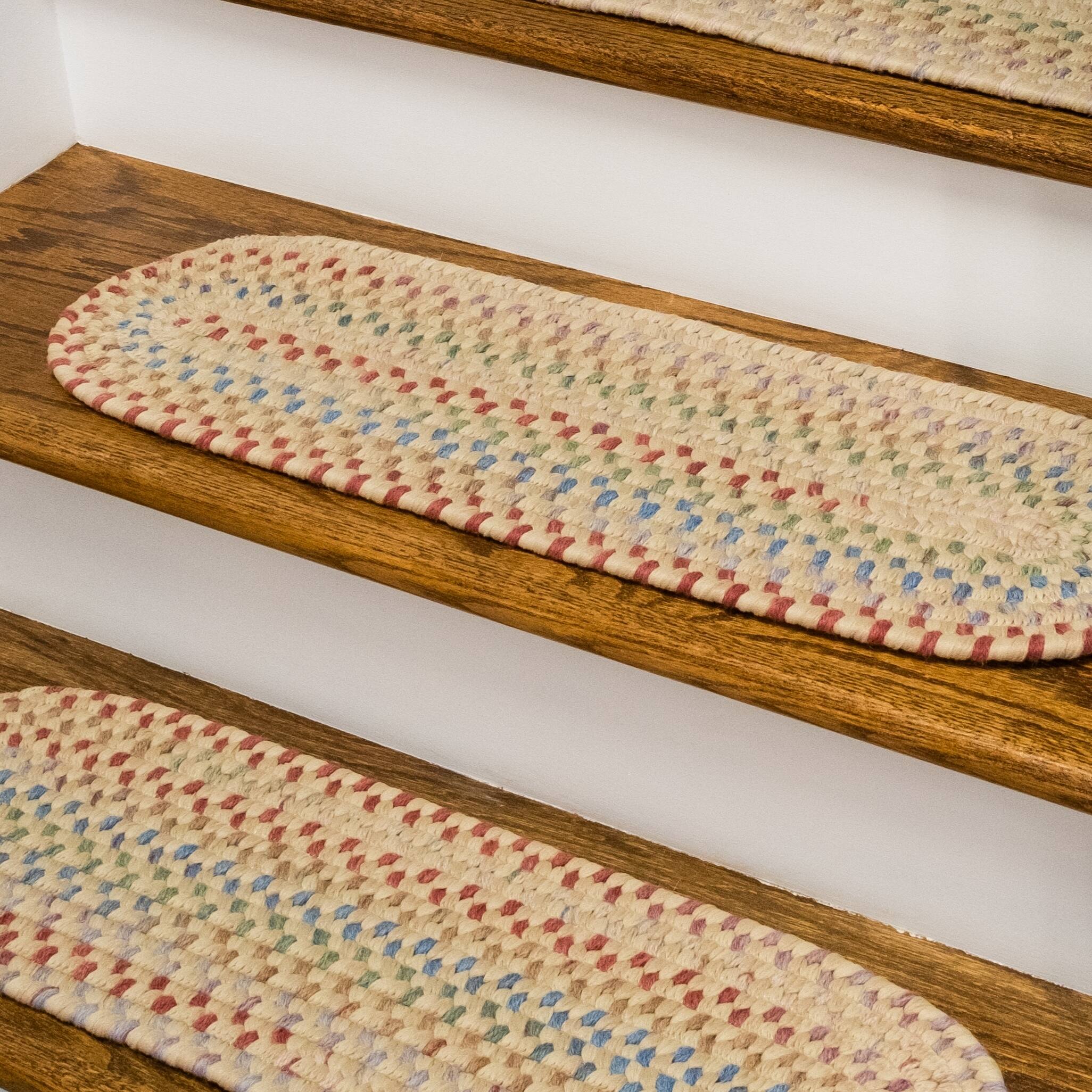 Charlesgate Braided Stair Treads 8"x28" SET of 4 Bed Bath & Beyond